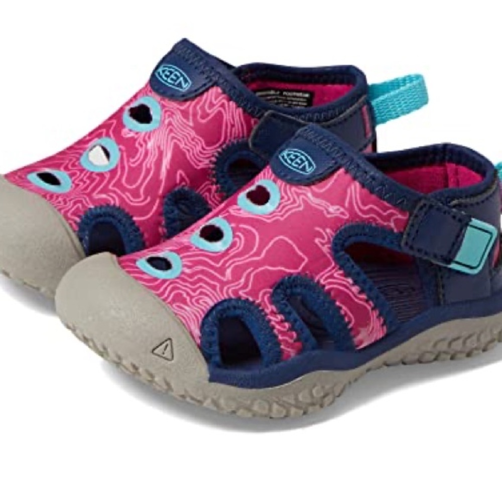 KEEN Kids' Pink and Blue Sandals